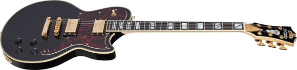 Guitarra elétrica D'Angelico Deluxe Atlantic Solid Black Guitarra elétrica - 5