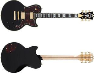 E-Gitarre D'Angelico Deluxe Atlantic Solid Black E-Gitarre - 5