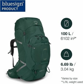 Ορειβατικά Σακίδια Osprey Aether Plus 100 Black L/XL Ορειβατικά Σακίδια - 7