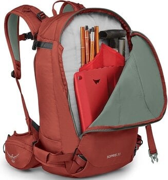 Saco de viagem para esqui Osprey Sopris 30 Emberglow Orange Saco de viagem para esqui - 2