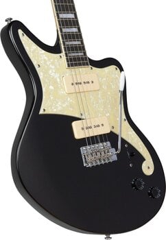 E-Gitarre D'Angelico Premier Bedford Black Flake E-Gitarre - 3