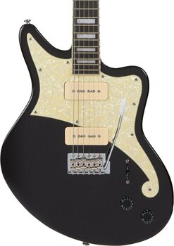 Guitare électrique D'Angelico Premier Bedford Black Flake Guitare électrique - 4