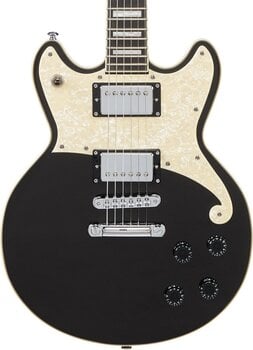 Elektrische gitaar D'Angelico Premier Brighton Black Flake Elektrische gitaar - 4