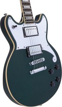 Electric guitar D'Angelico Premier Brighton Satin Sherwood Green Electric guitar - 3