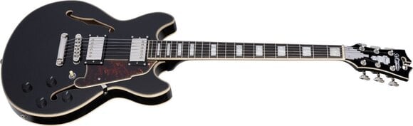 Semi-Acoustic Guitar D'Angelico Premier Mini DC Black Flake Semi-Acoustic Guitar - 5