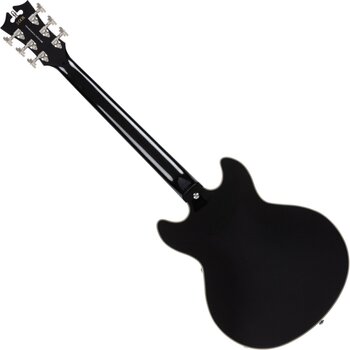 Semi-akoestische gitaar D'Angelico Premier Mini DC Black Flake Semi-akoestische gitaar - 2