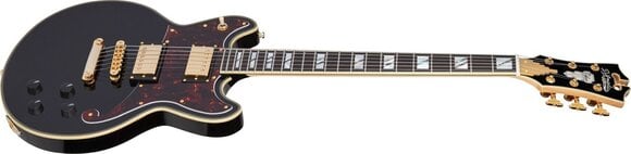 E-Gitarre D'Angelico Deluxe Brighton Solid Black E-Gitarre - 5