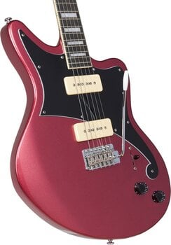 Guitarra elétrica D'Angelico Premier Bedford Oxblood Guitarra elétrica - 3