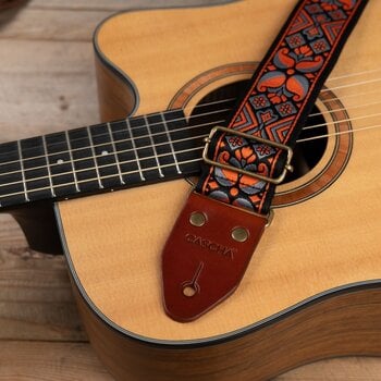 Textile guitar strap Cascha CGS-JW1 Jacquard Textile guitar strap Ornament - 10