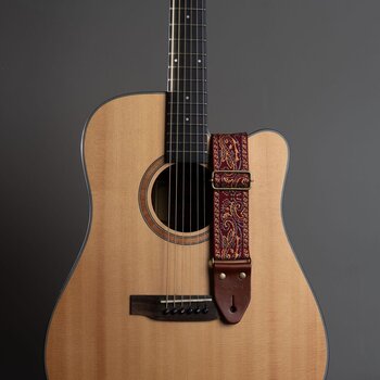 Correia têxtil para guitarra Cascha CGS-JW2 Jacquard Correia têxtil para guitarra Paisley - 8