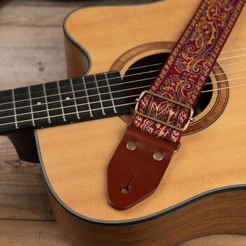 Textile guitar strap Cascha CGS-JW2 Jacquard Textile guitar strap Paisley - 10