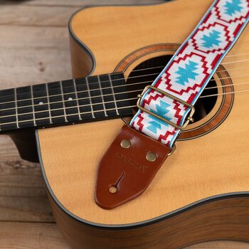 Textile guitar strap Cascha CGS-JW4 Jacquard Textile guitar strap Inca - 10