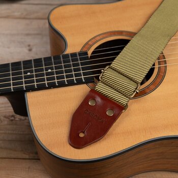 Textile guitar strap Cascha CGS-CD1 Cotton Textile guitar strap Classic Tweed - 10