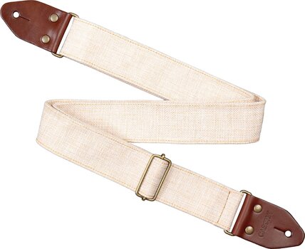 Textile guitar strap Cascha CGS-CD2 Cotton Textile guitar strap Beige Linen - 2