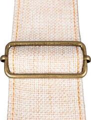 Textil gitár heveder Cascha CGS-CD2 Cotton Textil gitár heveder Beige Linen - 4