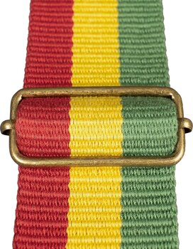 Textile guitar strap Cascha CGS-CD3 Cotton Textile guitar strap Rasta - 5