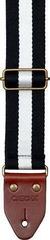 Textil gitár heveder Cascha CGS-CD4 Cotton Textil gitár heveder Black & White - 2