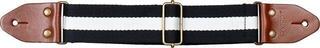 Textil gitár heveder Cascha CGS-CD4 Cotton Textil gitár heveder Black & White - 3