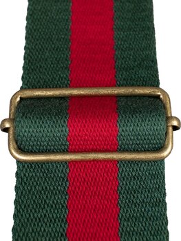 Tekstilni kitarski pas Cascha CGS-CD5 Cotton Tekstilni kitarski pas Green & Red - 5