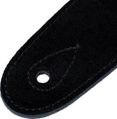 Gitarrengurt Cascha CGS-SL1 Leather Standard Black Gitarrengurt - 4