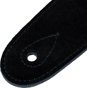 Courroie de guitare Cascha CGS-SL1 Leather Standard Courroie de guitare Black - 5