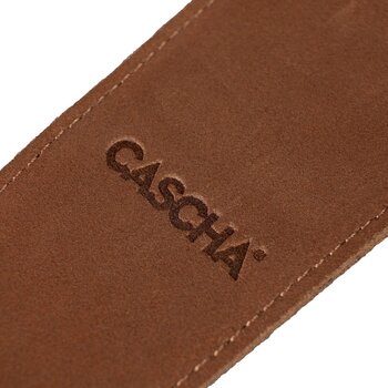 Gitaarriem Cascha CGS-SL2 Leather Standard Gitaarriem Brown - 4