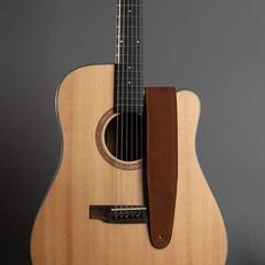 Gitarrengurt Cascha CGS-SL2 Leather Standard Brown Gitarrengurt - 6