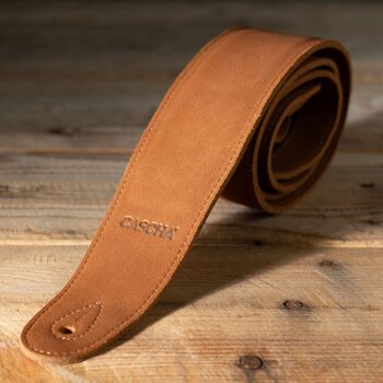 Guitar strap Cascha CGS-SL2 Leather Standard Guitar strap Brown - 8