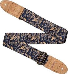 Textil gitár heveder Cascha CGS-VC2 Vegan Cork Textil gitár heveder Midnight Birds - 1