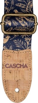 Gitarrband i textil Cascha CGS-VC2 Vegan Cork Gitarrband i textil Midnight Birds - 4