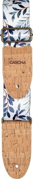 Textile guitar strap Cascha CGS-VC3 Vegan Cork Textile guitar strap Blue Twigs - 3