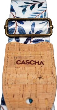 Textile guitar strap Cascha CGS-VC3 Vegan Cork Textile guitar strap Blue Twigs - 5