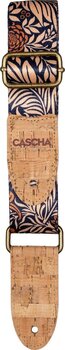 Textile guitar strap Cascha CGS-VC6 Vegan Cork Textile guitar strap Midnight Jungle - 3