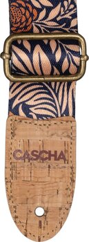 Textile guitar strap Cascha CGS-VC6 Vegan Cork Textile guitar strap Midnight Jungle - 4