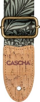 Textile guitar strap Cascha CGS-VC8 Vegan Cork Textile guitar strap Olive Jungle - 4