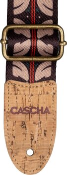 Guitarrem i tekstil Cascha CGS-VC10 Vegan Cork Guitarrem i tekstil Ethnic Red Stripes - 4