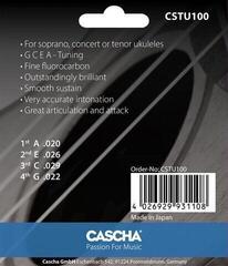 Strune za sopran ukulele Cascha CSTU100 Carbon Strune za sopran ukulele - 1