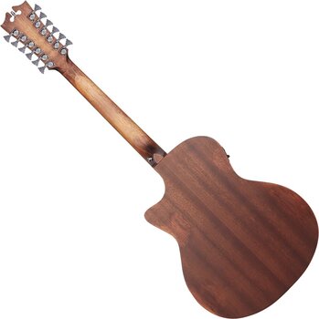 12-string Acoustic-electric Guitar D'Angelico Premier Fulton LS Aged Mahogany 12-string Acoustic-electric Guitar - 2