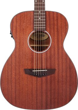 Elektro-akoestische gitaar D'Angelico Premier Tammany LS Natural Mahogany Satin Elektro-akoestische gitaar - 5