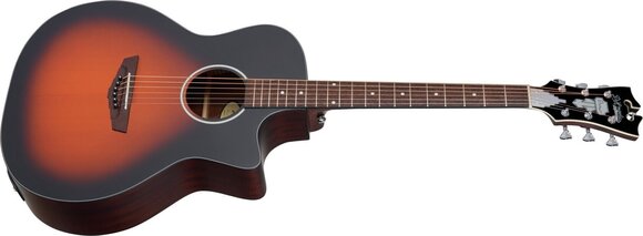 Elektro-akoestische gitaar D'Angelico Premier Gramercy LS Satin Vintage Sunburst Elektro-akoestische gitaar - 6