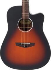 electro-acoustic guitar D'Angelico Premier Bowery LS Satin Vintage Sunburst electro-acoustic guitar - 3