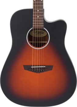 Guitare Dreadnought acoustique-électrique D'Angelico Premier Bowery LS Satin Vintage Sunburst Guitare Dreadnought acoustique-électrique - 4