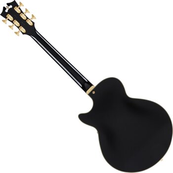 Semi-Acoustic Guitar D'Angelico Excel SS Solid Black Semi-Acoustic Guitar - 2