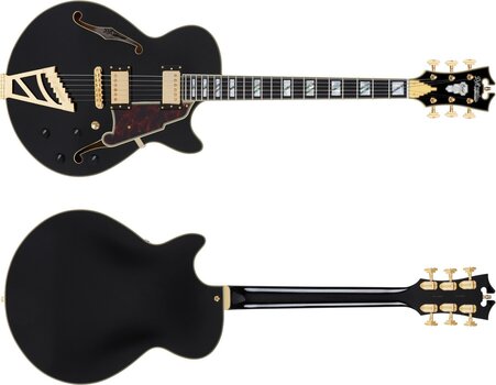 Semi-akoestische gitaar D'Angelico Excel SS Solid Black Semi-akoestische gitaar - 6