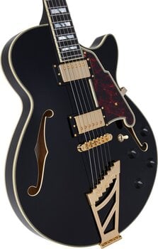 Semi-akoestische gitaar D'Angelico Excel SS Solid Black Semi-akoestische gitaar - 4