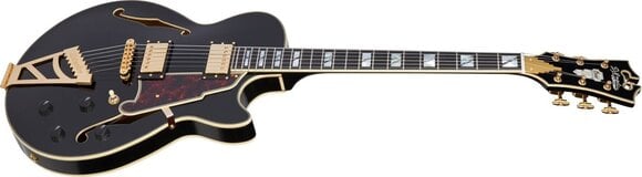 Halbresonanz-Gitarre D'Angelico Excel SS Solid Black Halbresonanz-Gitarre - 5