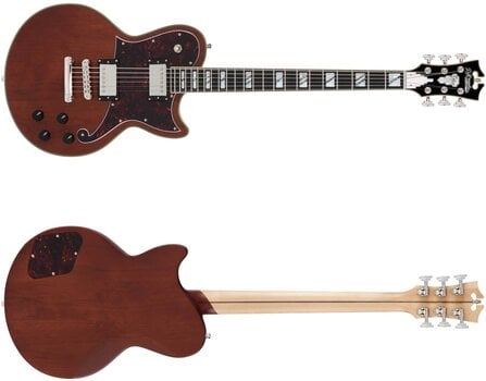 Guitarra eléctrica D'Angelico Deluxe Atlantic Baritone Satin Walnut Guitarra eléctrica - 6