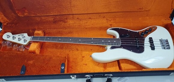 4-string Bassguitar Fender American Vintage II 1966 Jazz Bass RW Olympic White 4-string Bassguitar (Damaged) - 2