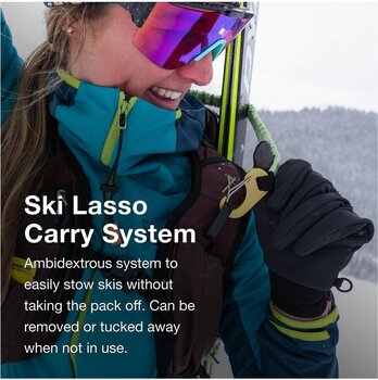 Ski Reisetasche Osprey Firn 18 Elderberry Purple/Peppermint Green Ski Reisetasche - 11