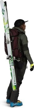 Ski Travel Bag Osprey Firn 18 Elderberry Purple/Peppermint Green Ski Travel Bag - 7